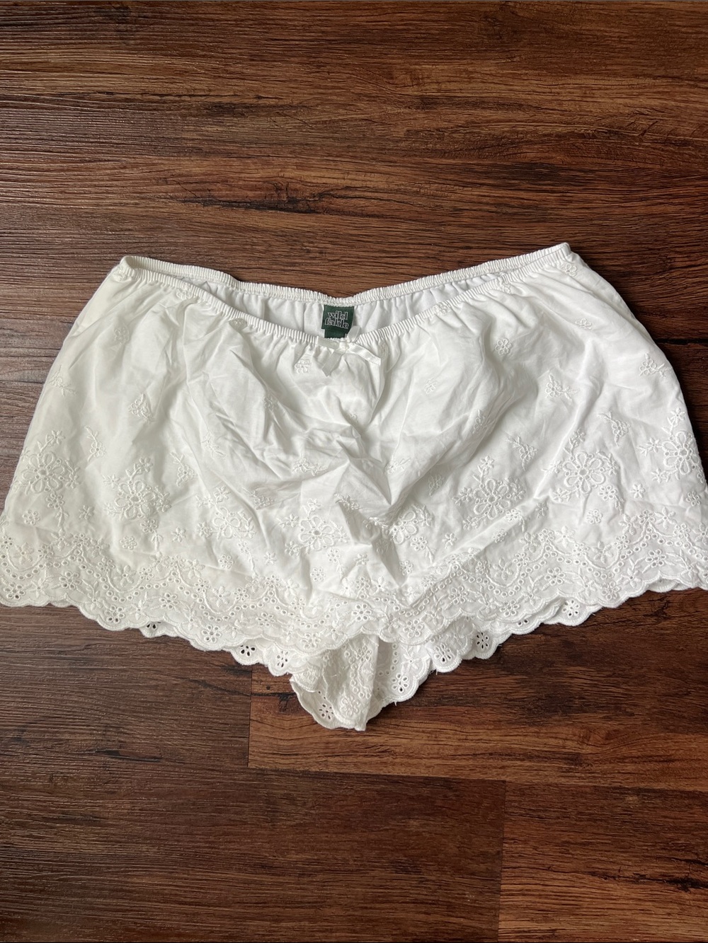 wild fable White Eyelet Mini Skirt